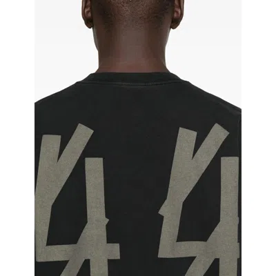 44 Label Group Crew-neck Sweatshirt In Black