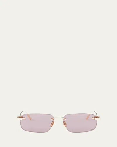 Dior C S4u Rimless Square Sunglasses In Multi