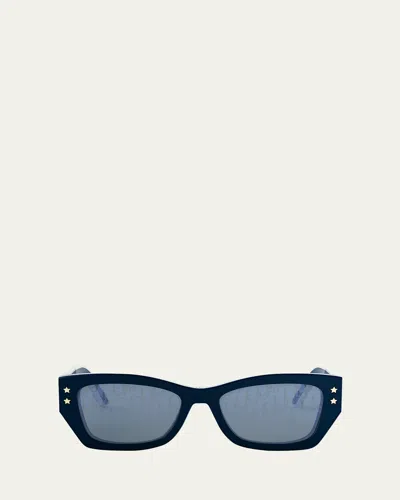 Dior Pacific S2u Square Sunglasses In Blue