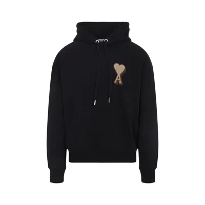Ami Alexandre Mattiussi Ami Sweatshirt Hoodie With Adc Pa Men In Black
