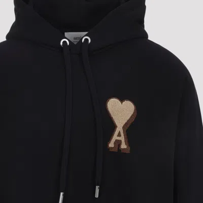 Ami Alexandre Mattiussi Ami Sweatshirt Hoodie With Adc Pa Men In Black