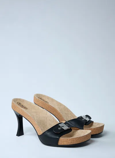 Balenciaga Scholl Collaboration Sandals Buckle Detail In Multi