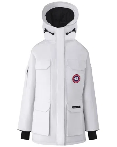 Canada Goose Hooded And Long-sleeved Pie Overcomes In White