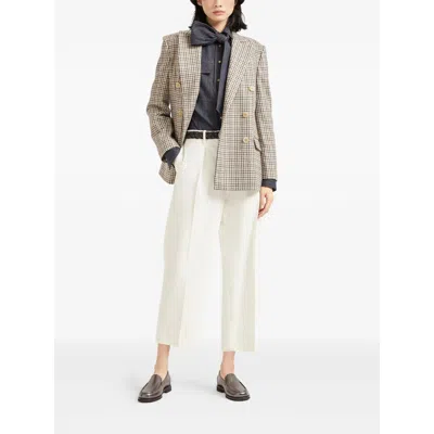 Brunello Cucinelli Long-sleeved Denim Shirt With Bow In Black