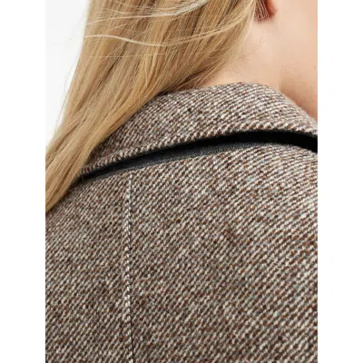 Brunello Cucinelli Herringbone Pocket Jacket In Gold