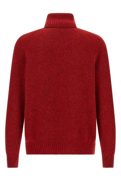 Brunello Cucinelli High Neck Sweater Sweaters And Cardigans Multicolor In Multi