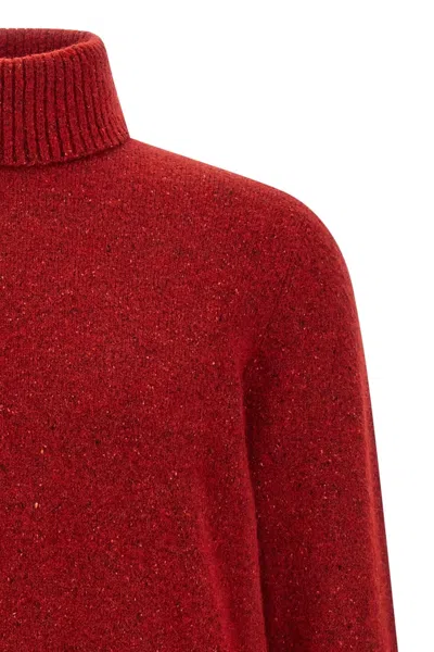 Brunello Cucinelli High Neck Sweater Sweaters And Cardigans Multicolor In Multi