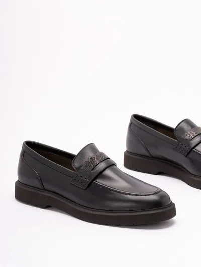 Brunello Cucinelli Women Loafers In Black