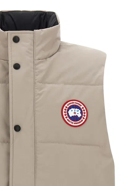 Canada Goose Freestyle Crew Quilted Padded Vest In Neutral