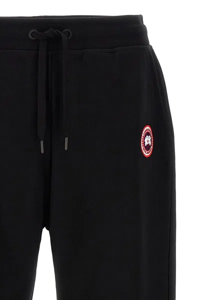 Canada Goose Men Huron Cotton Sweatpants In Black