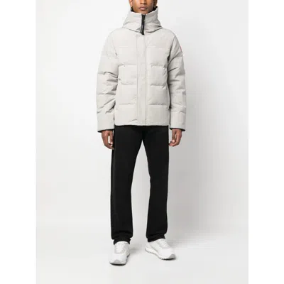 Canada Goose Macmillan Water Repellent 625 Fill Power Down Parka In White