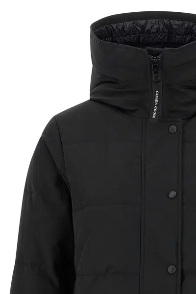 Canada Goose Shelburne Hooded Arctic-tech Parka In Black