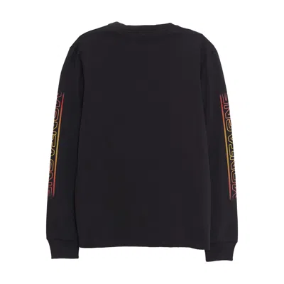Casablanca Printed Long-sleeved T-shirt In Black