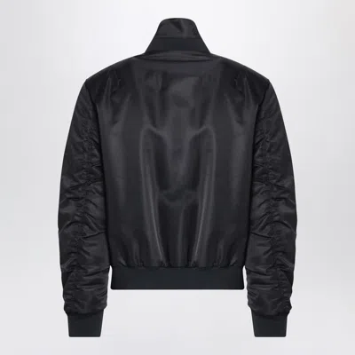 Alexander Mcqueen Alexander Mc Queen Black Nylon Zip Bomber In Black