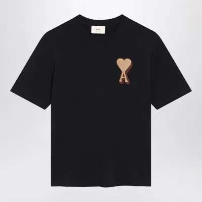 Ami Alexandre Mattiussi Ami Paris Tshirt T-shirtshirt Patch Clothing In Black