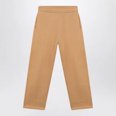 Ami Alexandre Mattiussi Ami Paris Camel Ami Paris De Coeur Joggers In Neutral