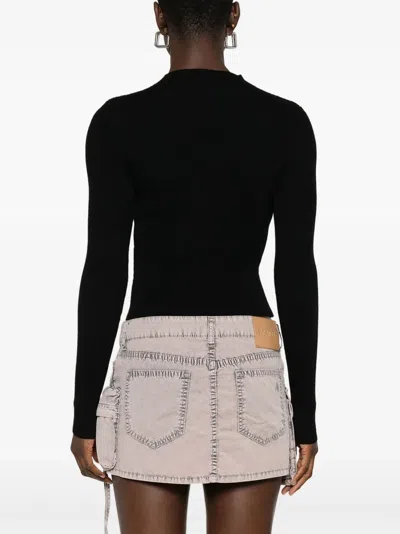 Diesel M-olina Black Jersey In Multi