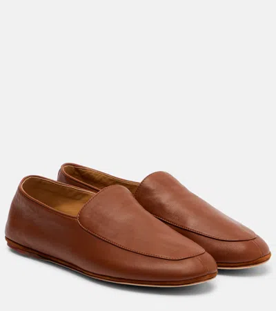 Loro Piana Women Anton Walk Leathr Loafers In Brown