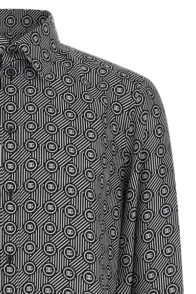 Dolce & Gabbana Private Wardrobe Long Sleeves Shirt In Gray