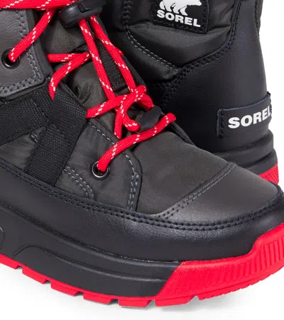 WHITNEY™皮革边饰靴子