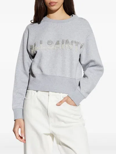 Allsaints Pearl Separo Sequin Sweatshirt In Gray