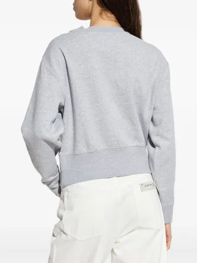 Allsaints Pearl Separo Sequin Sweatshirt In Gray
