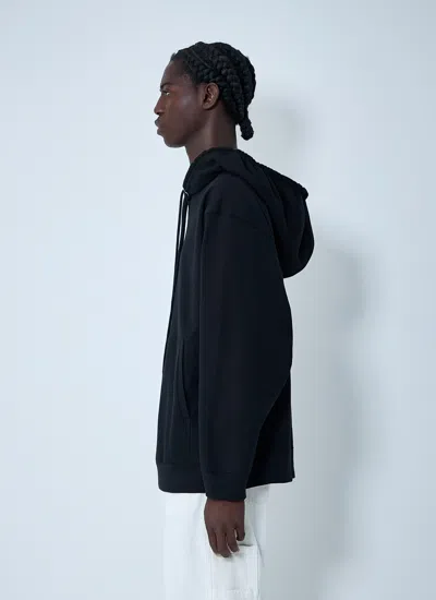 Dries Van Noten Drawstring Hooded Sweatshirt In Black