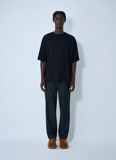 Dries Van Noten Essential Black T-shirt Crafted From Premium Cotton In Black