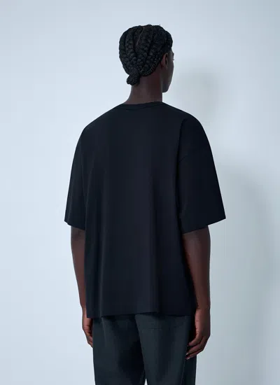 Dries Van Noten Essential Black T-shirt Crafted From Premium Cotton In Black
