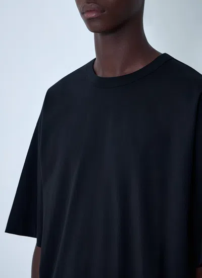 Dries Van Noten Essential Black T-shirt Crafted From Premium Cotton In Black