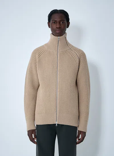 Dries Van Noten Men Knit Cardigan In Neutral