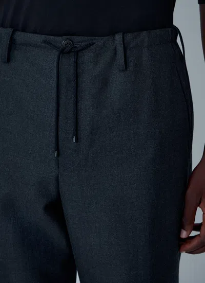 Dries Van Noten Men Tailored Wool Pants In Green