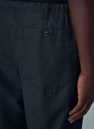 Dries Van Noten Men Tailored Wool Pants In Green