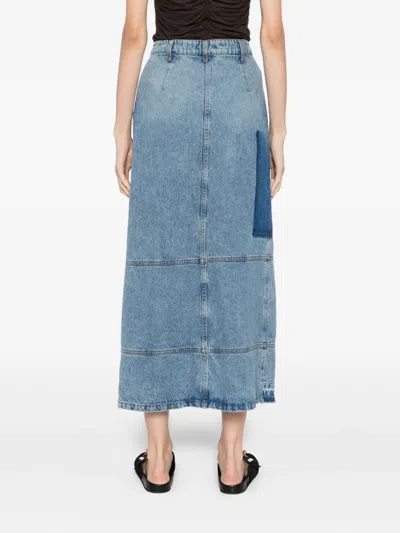 拼贴设计半身裙