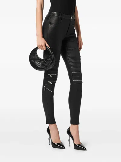 MOON 仿鳄鱼纹中号手拿包