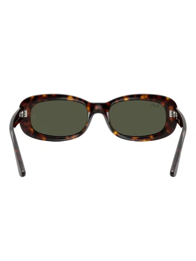 Ray Ban Beate Sonnenbrillen Havana Fassung Grün Glas Polarisiert 56-20 In Brown