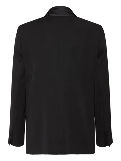 Dsquared2 X Magliano Attached-scarf Blazer In Black