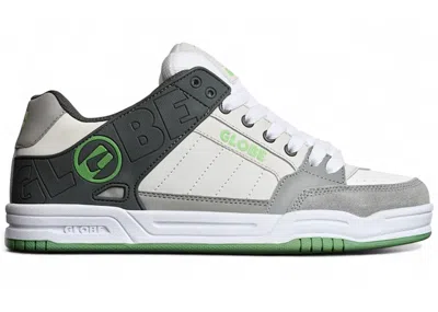 Pre-owned Globe Men's  Tilt Sneakers In Lunar/grey/green