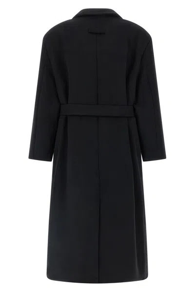 Fear Of God Trench Coat With Waist Belt And Long Sleeves In Multi