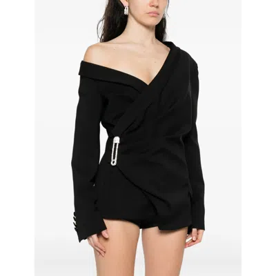 Giuseppe Di Morabito Blazer With Safety Pin In Black
