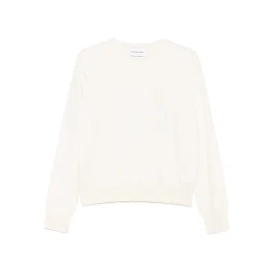 Givenchy Long Sleeve Cashmere Sweater In Neutral