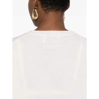 Givenchy Long Sleeve Cashmere Sweater In Neutral