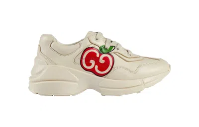 Gucci (wmns)  Rhyton Gg Sneakers 'cream White' In Multi