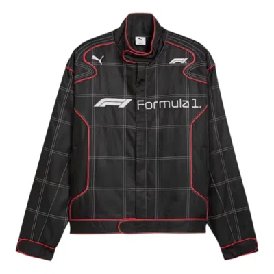 Puma F1 Lifestyle Racing Jacket In Black