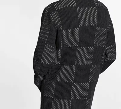 Pre-owned Louis Vuitton X Nigo Lv2 Series Giant Damier Ribbed Jacket For Unisex In Gray