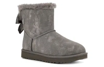 Ugg (wmns)  Mini Bailey Bow Glimmer Charcoal In Gray