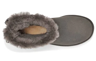 Ugg (wmns)  Mini Bailey Bow Glimmer Charcoal In Gray