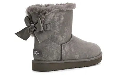 Ugg (wmns)  Mini Bailey Bow Glimmer Charcoal In Gray