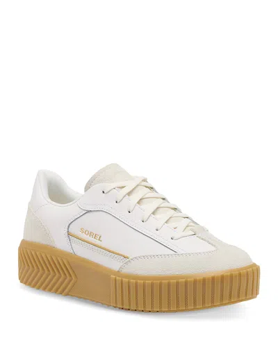 Sorel Ona Ave T-toe Platform Sneaker In White