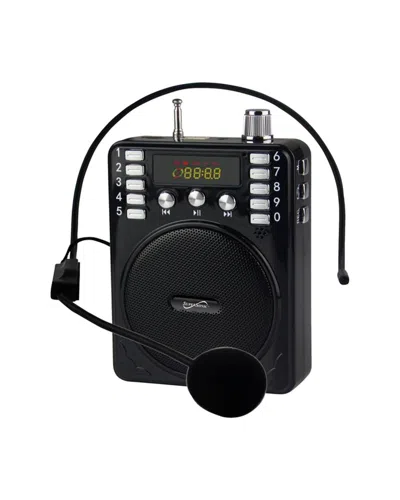 Supersonic Bluetooth Black Portable Pa System In Black